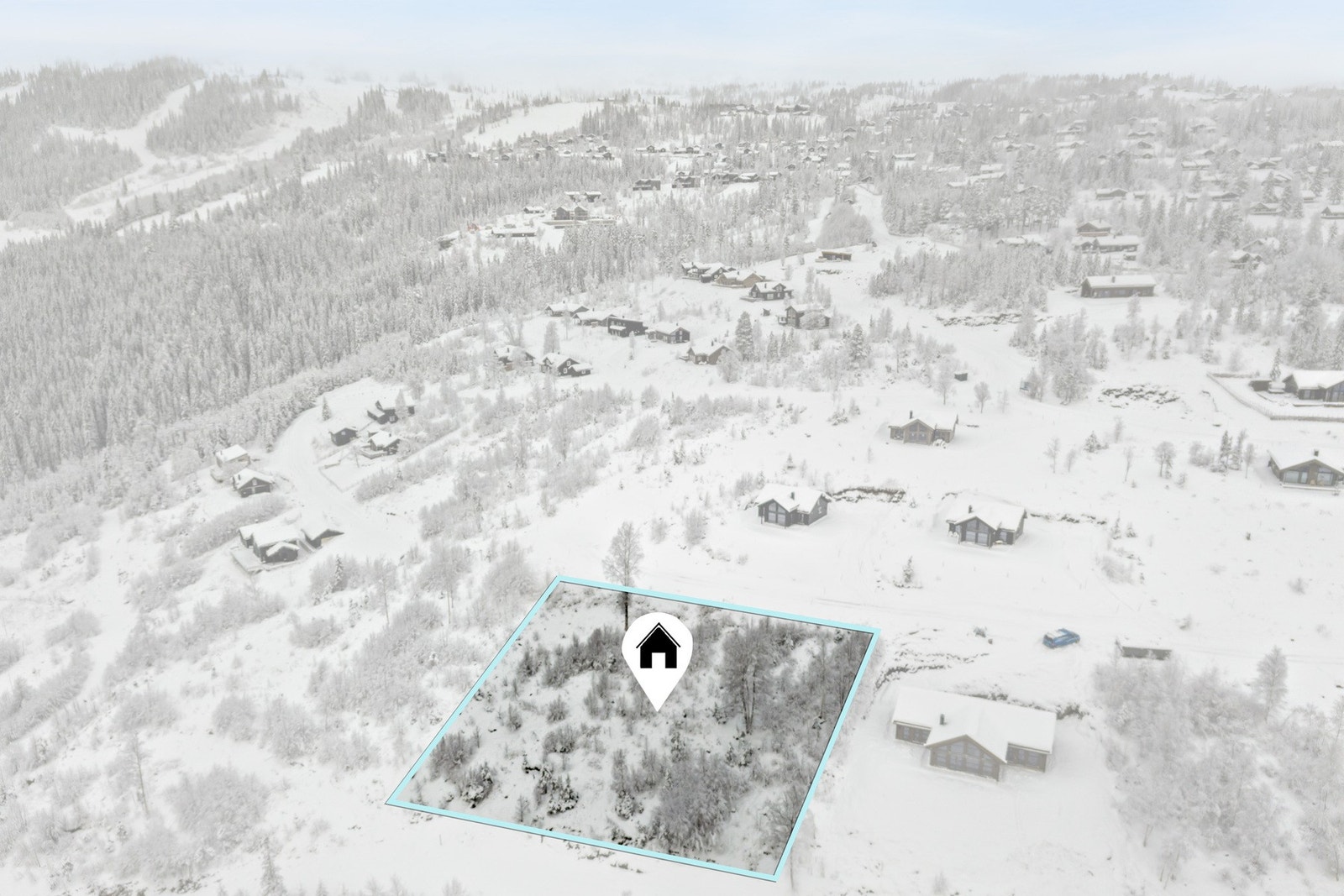 Velkommen til Nedre Steinbrottveien 28 - Hyttetomt i Fagerlia med flott beliggenhet i feltet "Einerbakken" - Et attraktivt hyttefelt i Meråker hvor du har ski-in / ski-out til alpinsenteret, og kort veg til oppkjørte skispor. Galleribilde