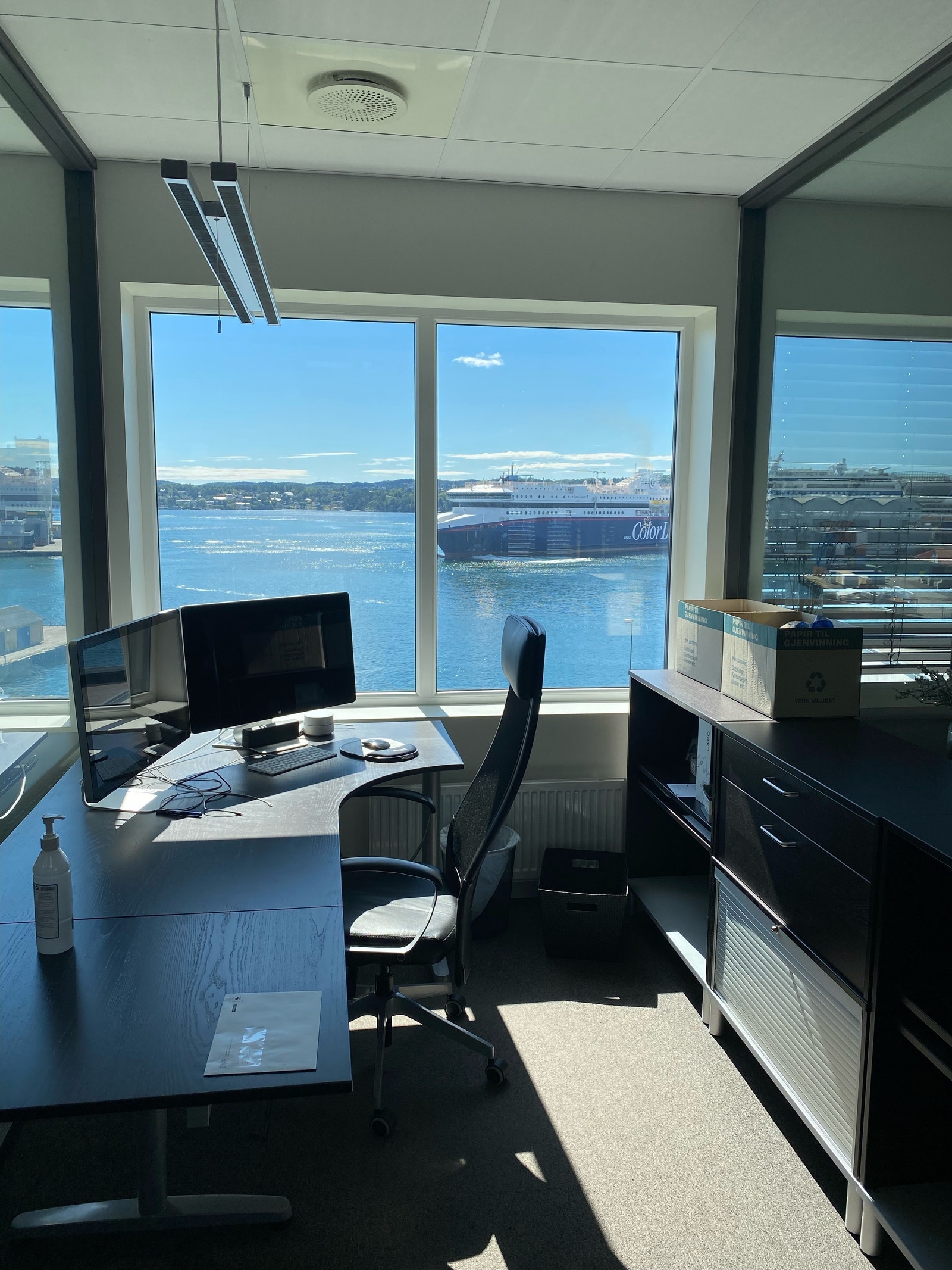 Utsikt fra kontor i HavneQuartalet Galleribilde