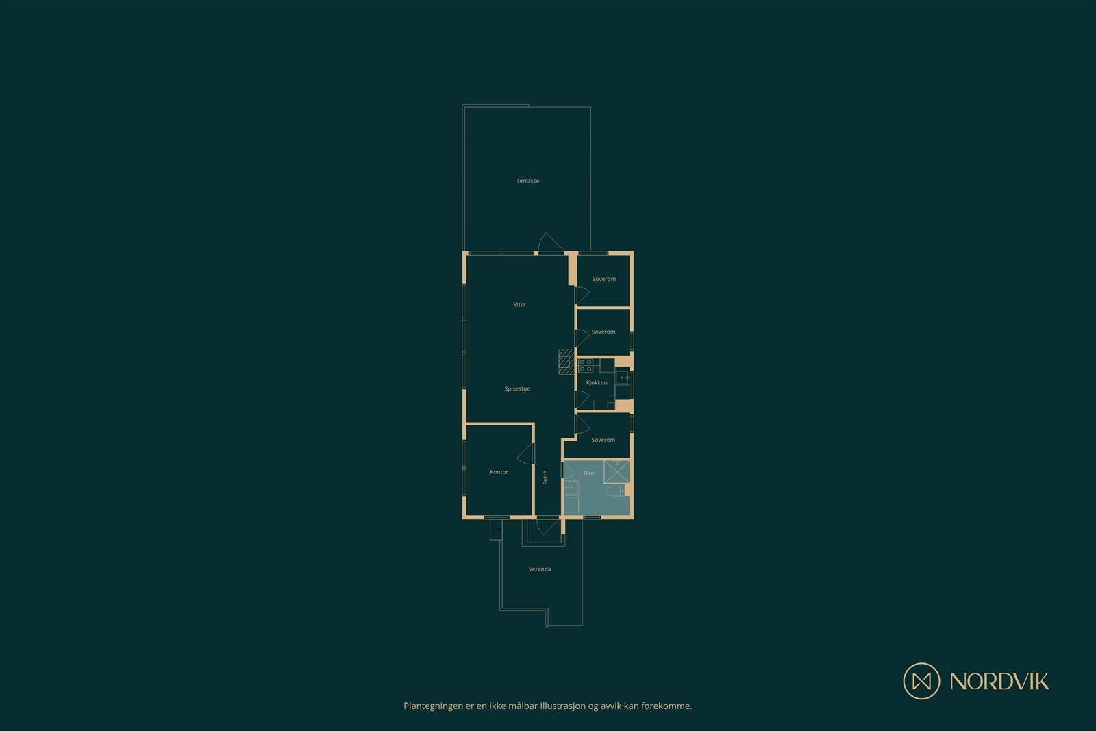 Plantegning Galleribilde