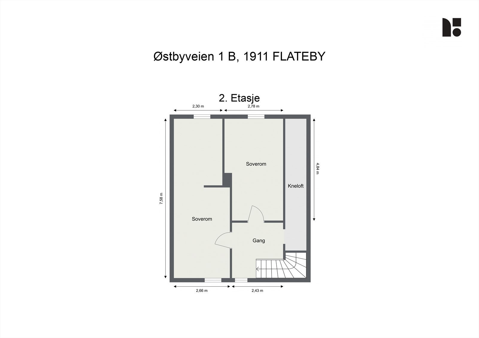 Plantegning - 2.etasje. Galleribilde