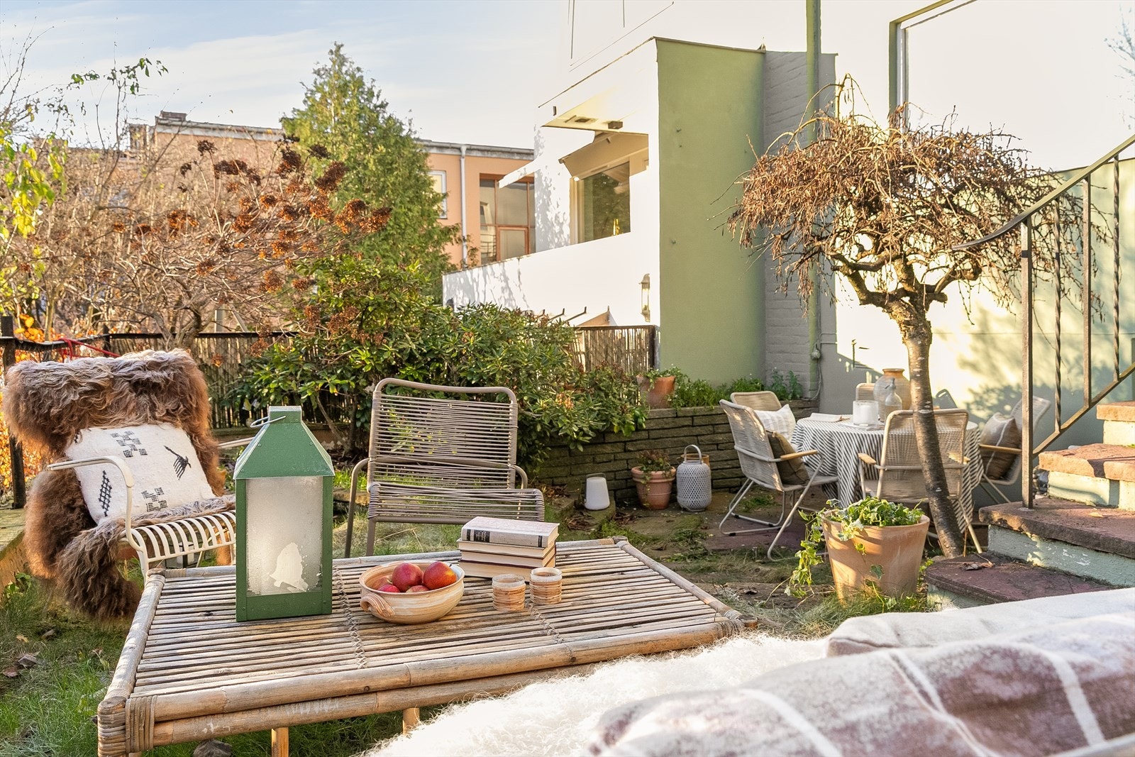 Lekker hage med dedikerte soner. Galleribilde