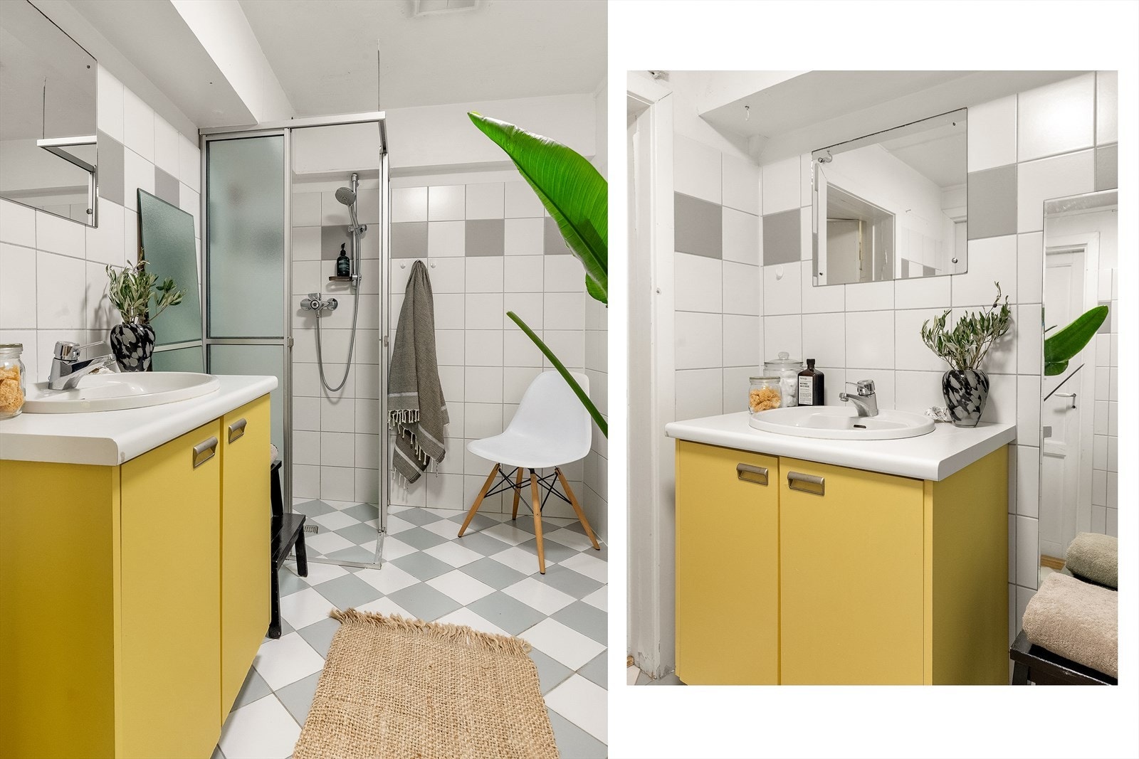 Ene rommet er også innredet til baderom. Galleribilde