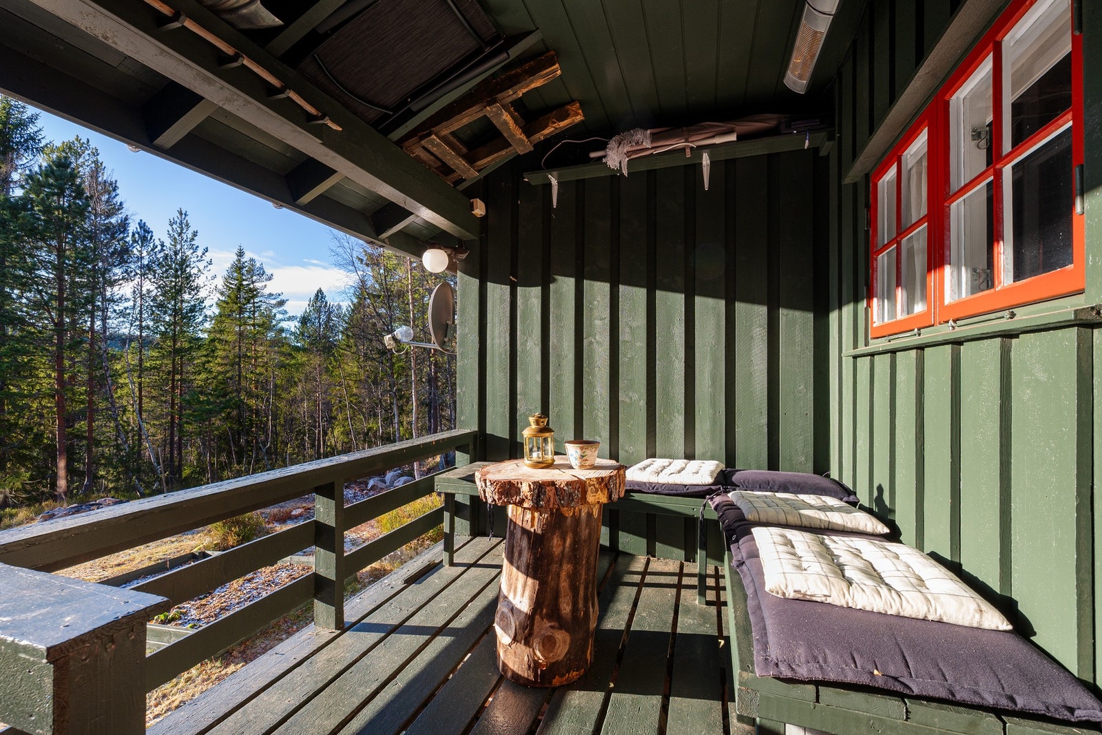 Praktisk overbygd inngangsparti Galleribilde