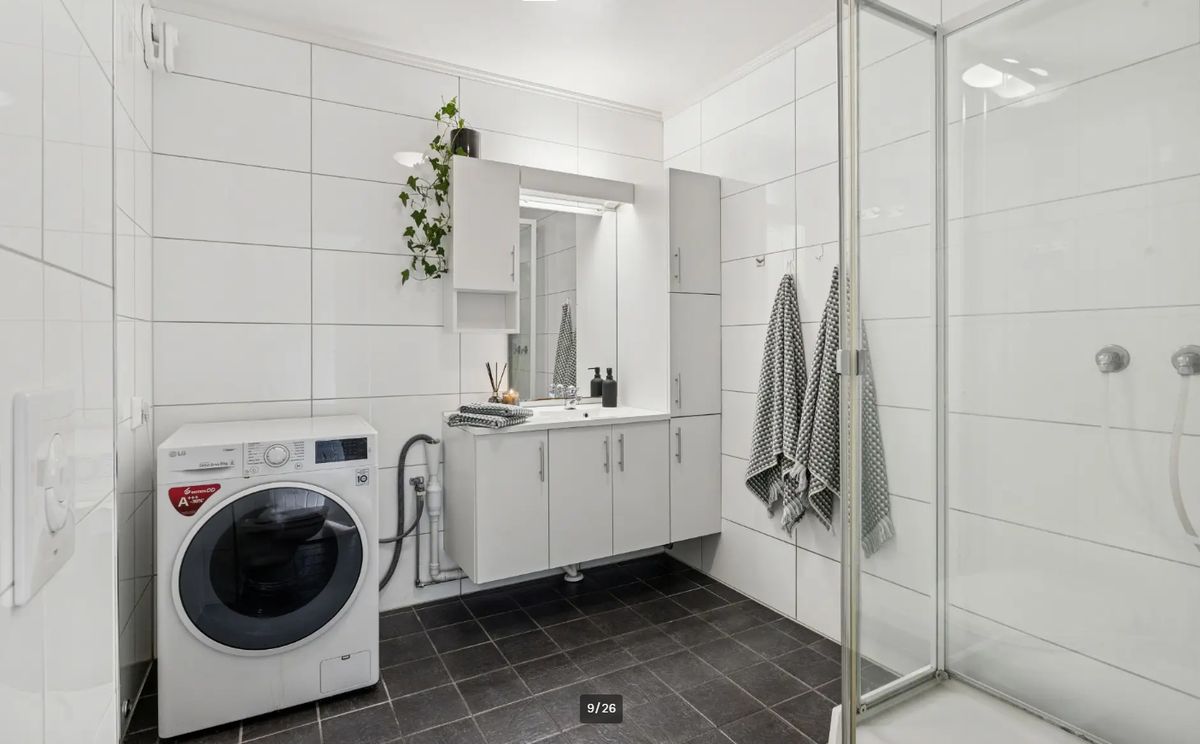 Bad med toalett Galleribilde