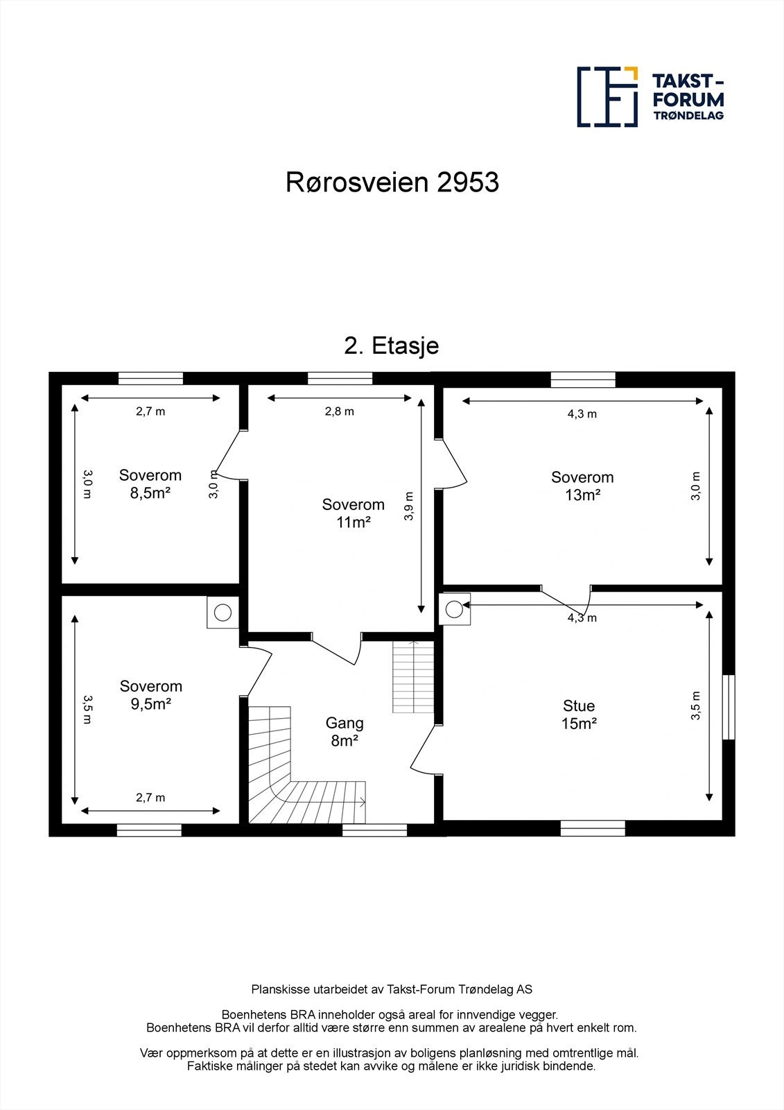 Planskisse 2. Etasje Galleribilde