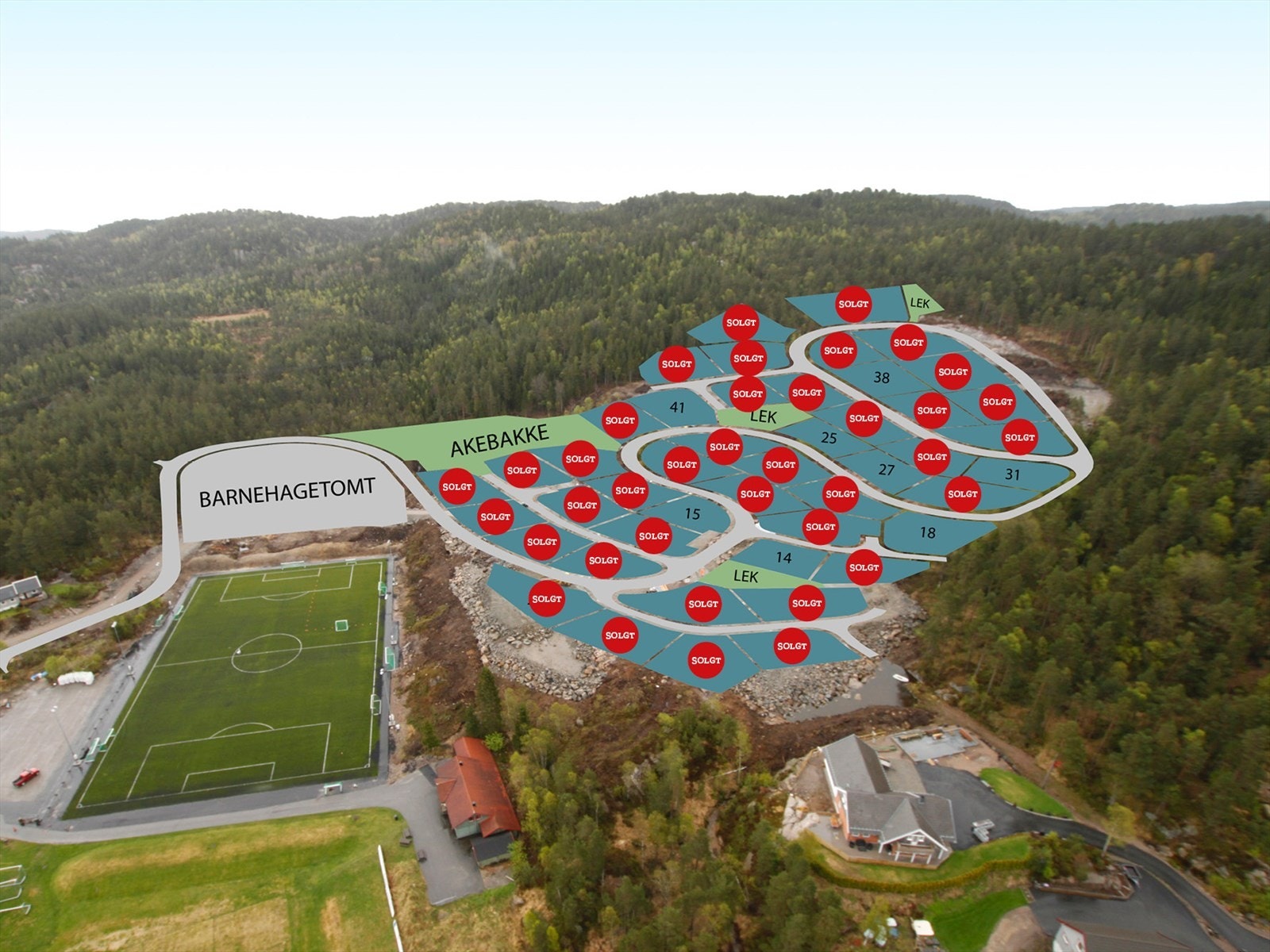 Tomtekart Galleribilde