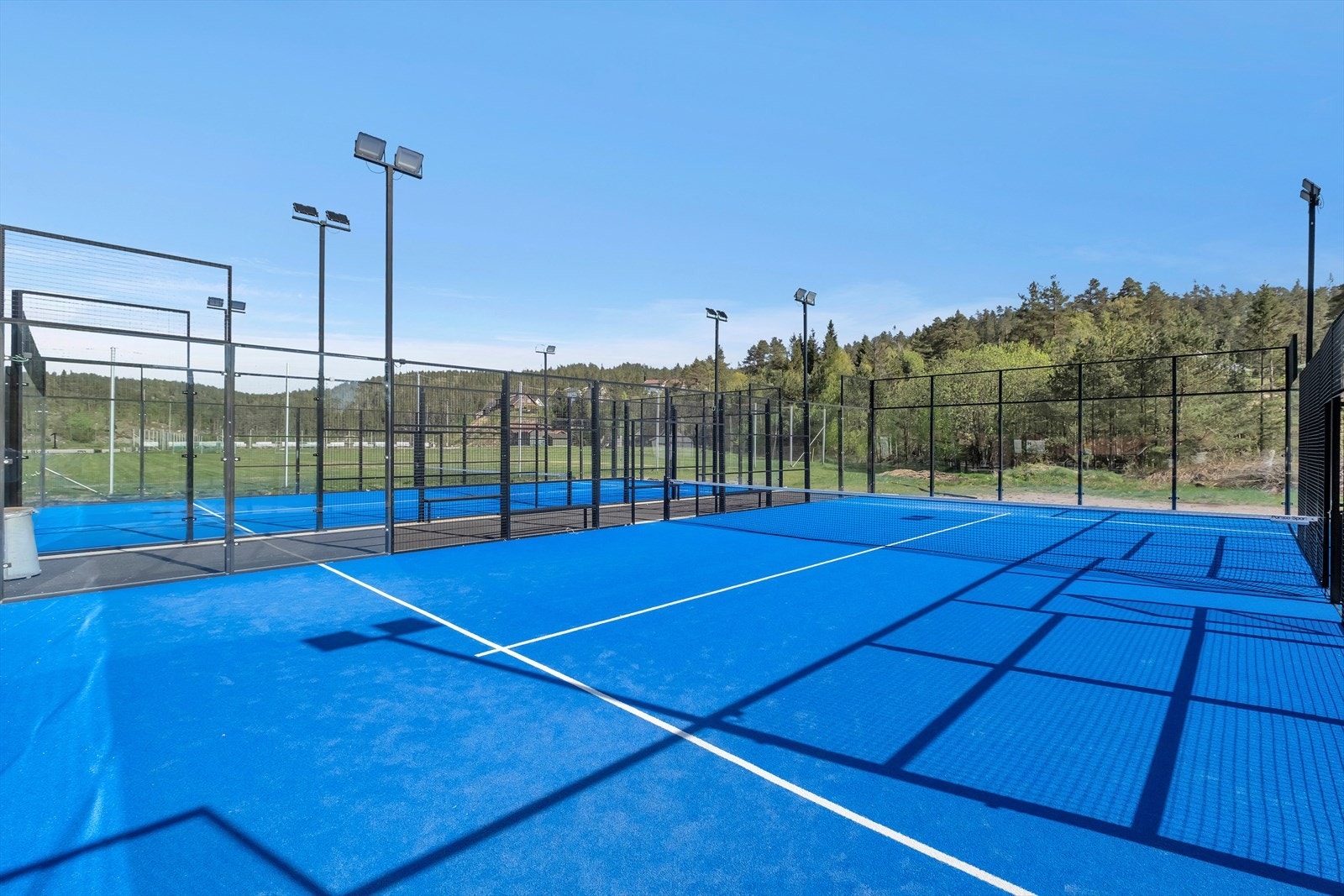 Utendørs padelbane Galleribilde