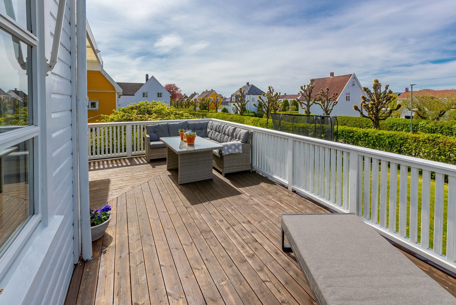 Stor terrasse Galleribilde