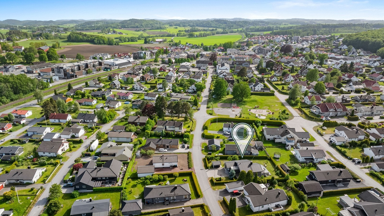 Her er det kort vei til det aller meste Galleribilde