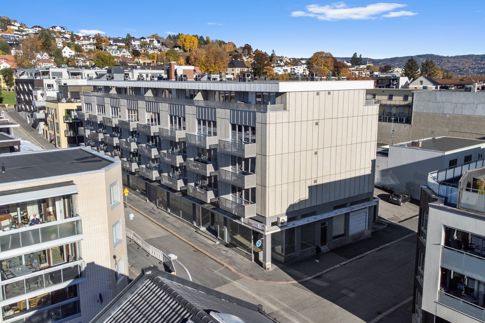 Det er kort gangavstand til alle fasiliteter fra leiligheten Galleribilde