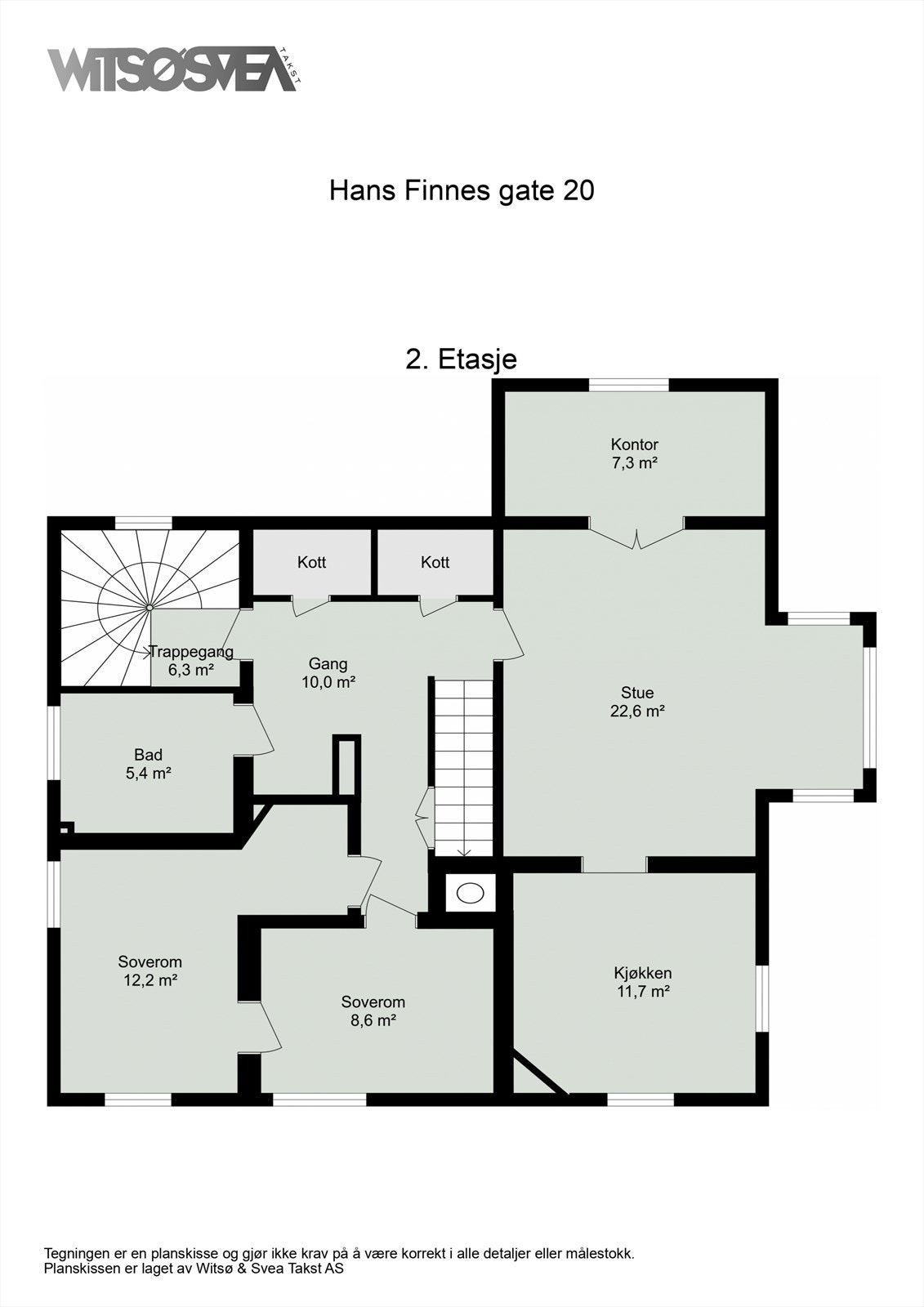 Plantegning - 2. Etasje Galleribilde