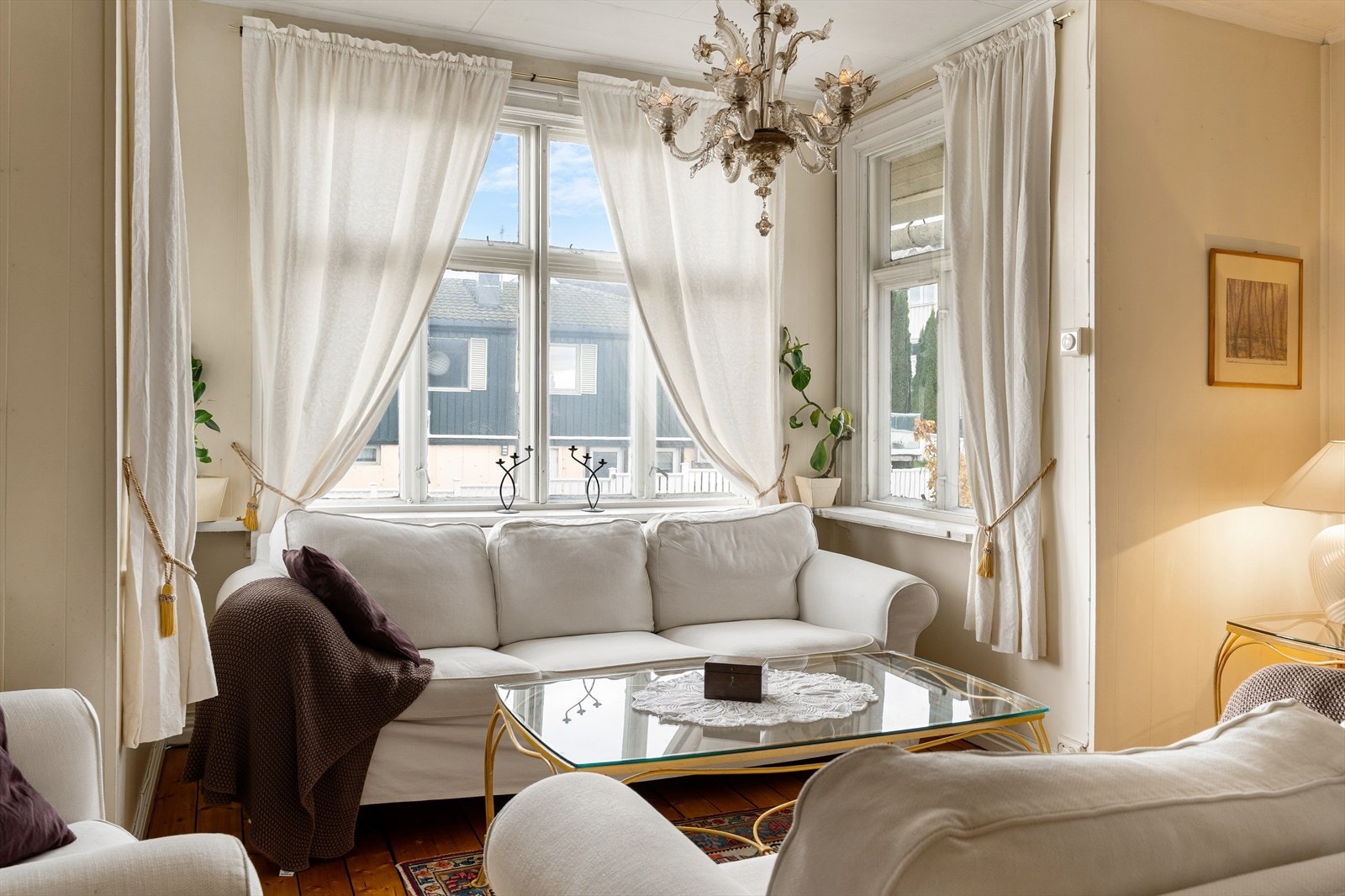 Flott stue på ca. 22,6 m². Galleribilde