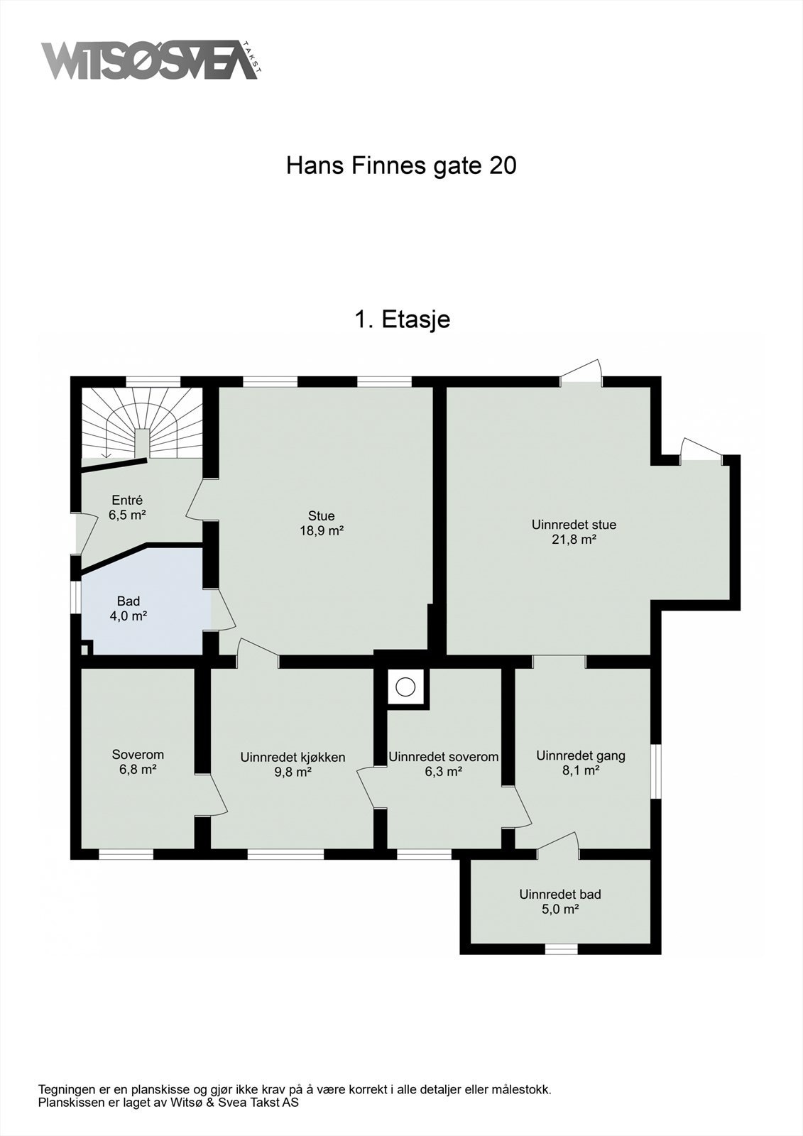 Plantegning - 1. Etasje Galleribilde