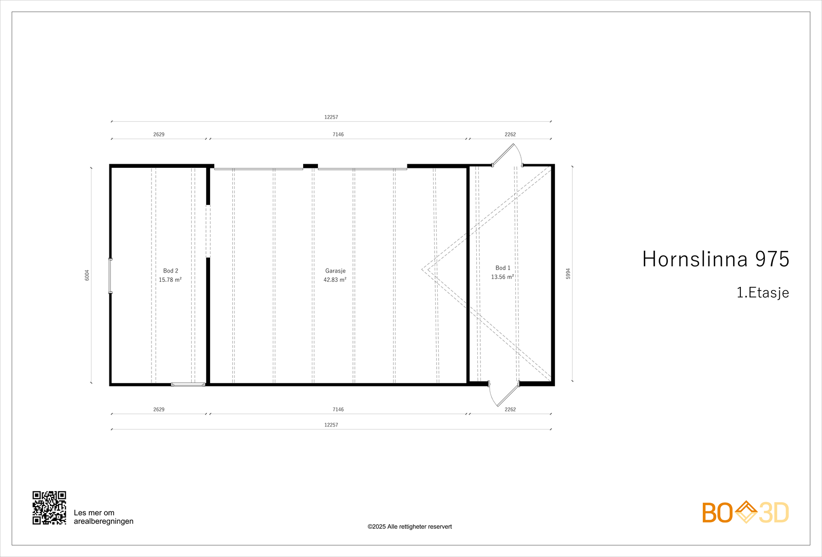 Takstmanns plantegning Garasje -1.Etasje Galleribilde