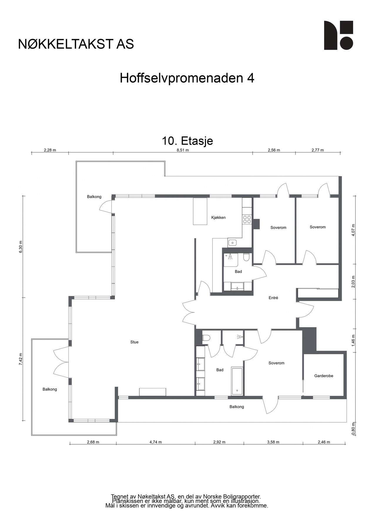 Plantegning. Galleribilde