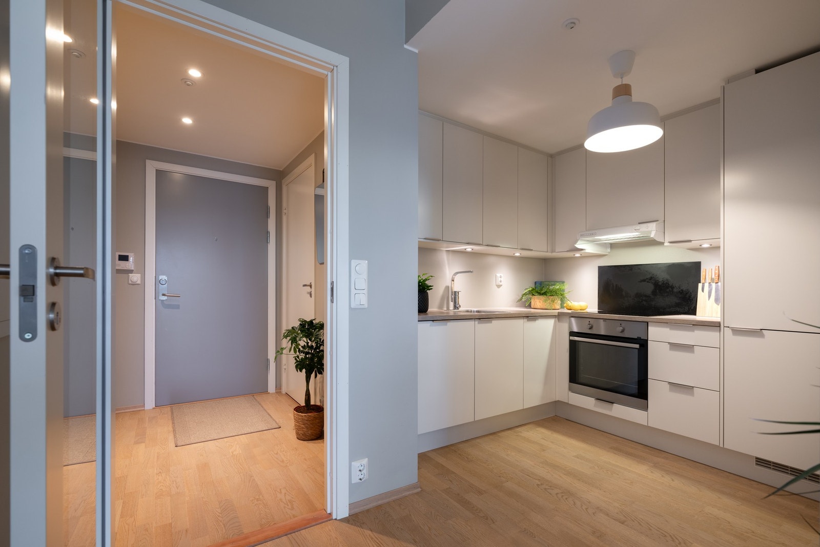 Her bor du i et nyere bygg fra 2018. Galleribilde