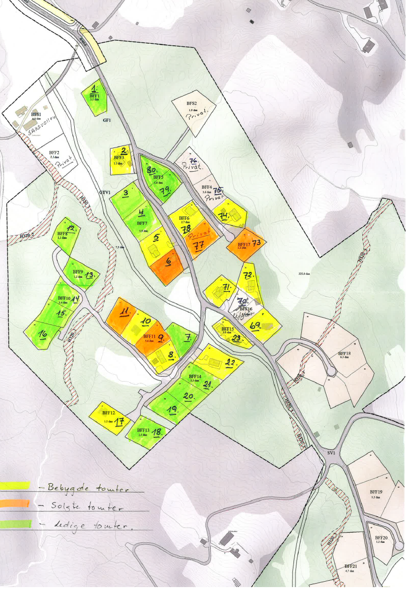 Tomtekart Galleribilde