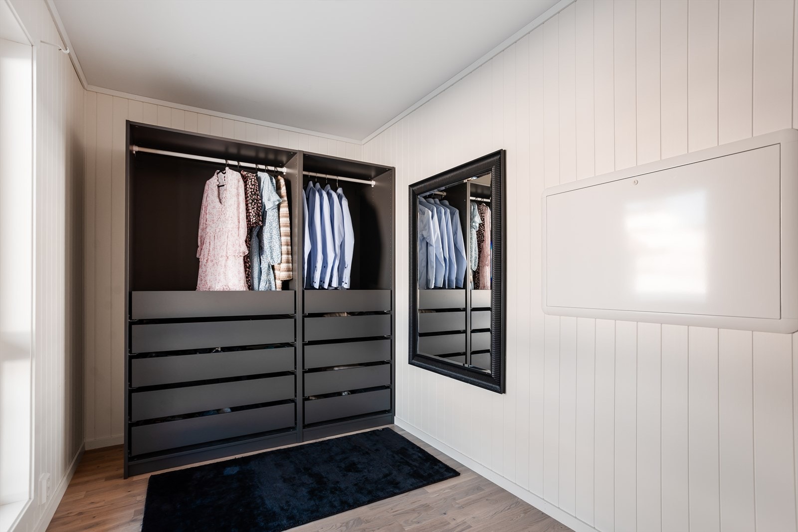 Praktisk garderobeløsning. Galleribilde