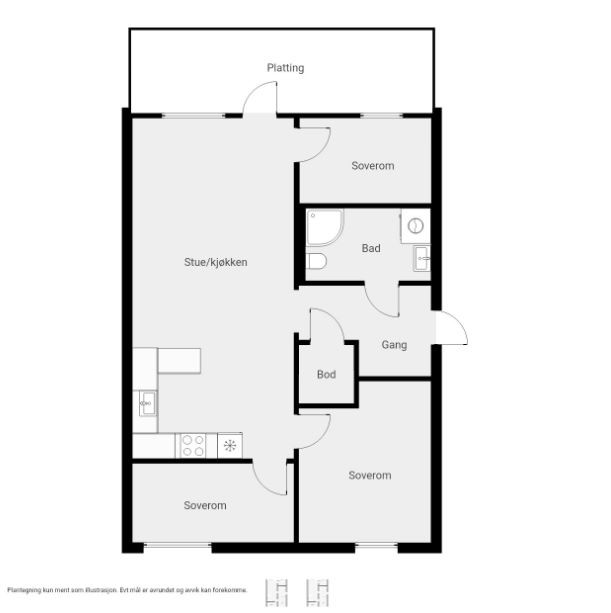 Plantegning. Galleribilde