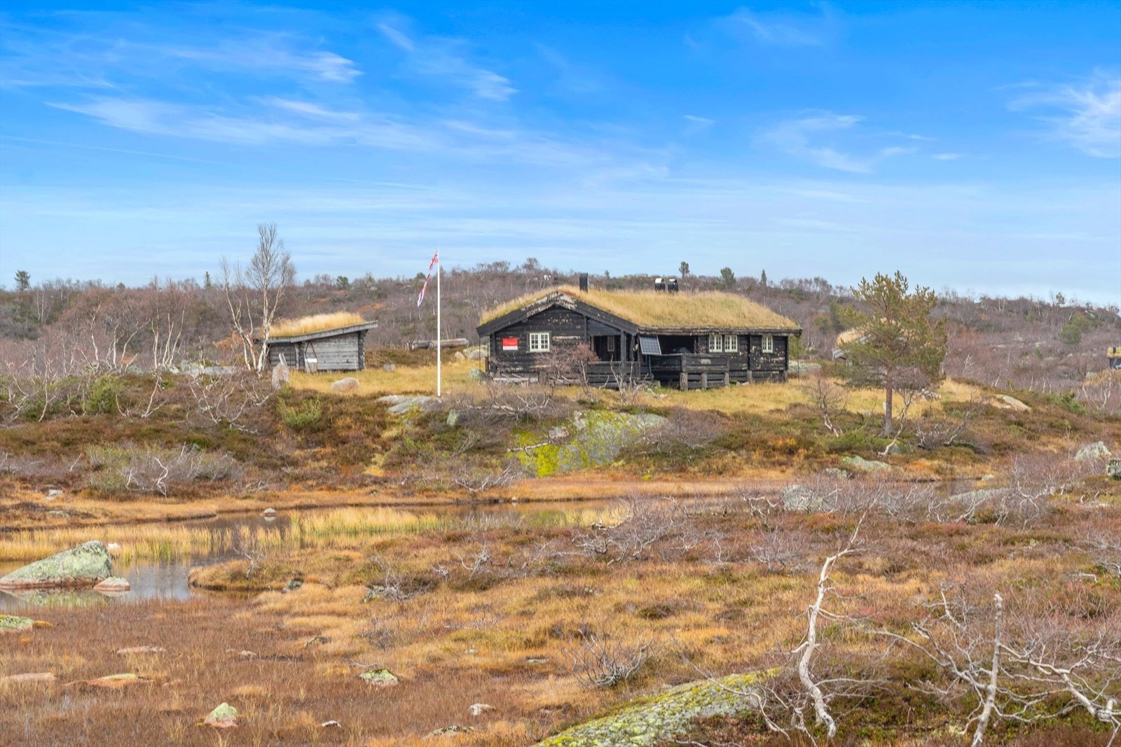 Nydelig utsikt utover heiene. Galleribilde