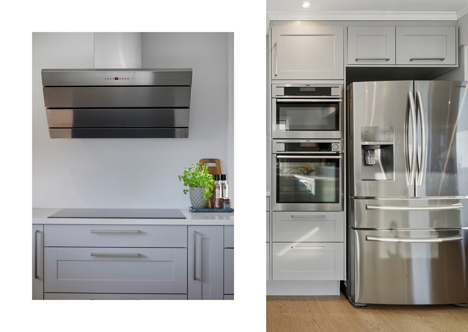 Kjøkkenet er komplett utstyrt med integrerte hvitevarer. Galleribilde