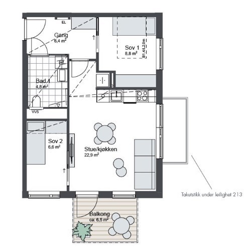 Plantegning Galleribilde