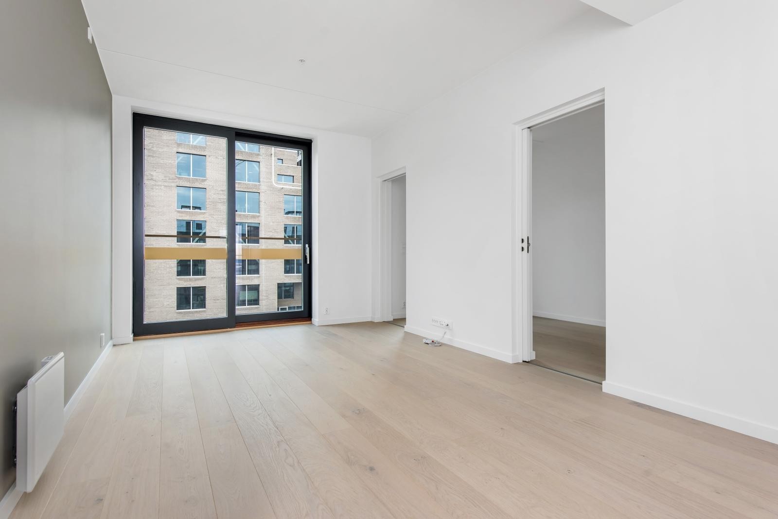 Stor stue med fransk balkong Galleribilde