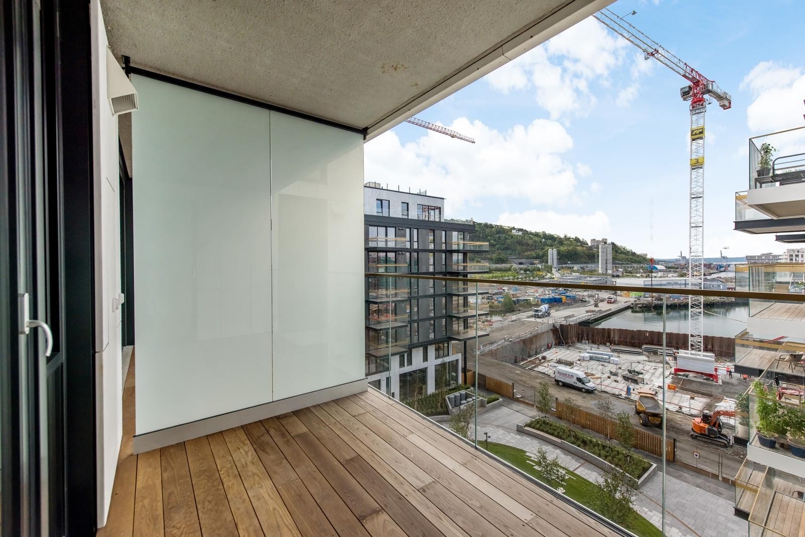 Balkong fra kjøkken og soverom Galleribilde