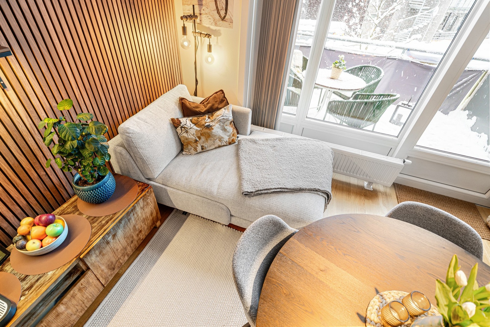 Fra stuen har du utgang til en sørvestvendt balkong. Galleribilde