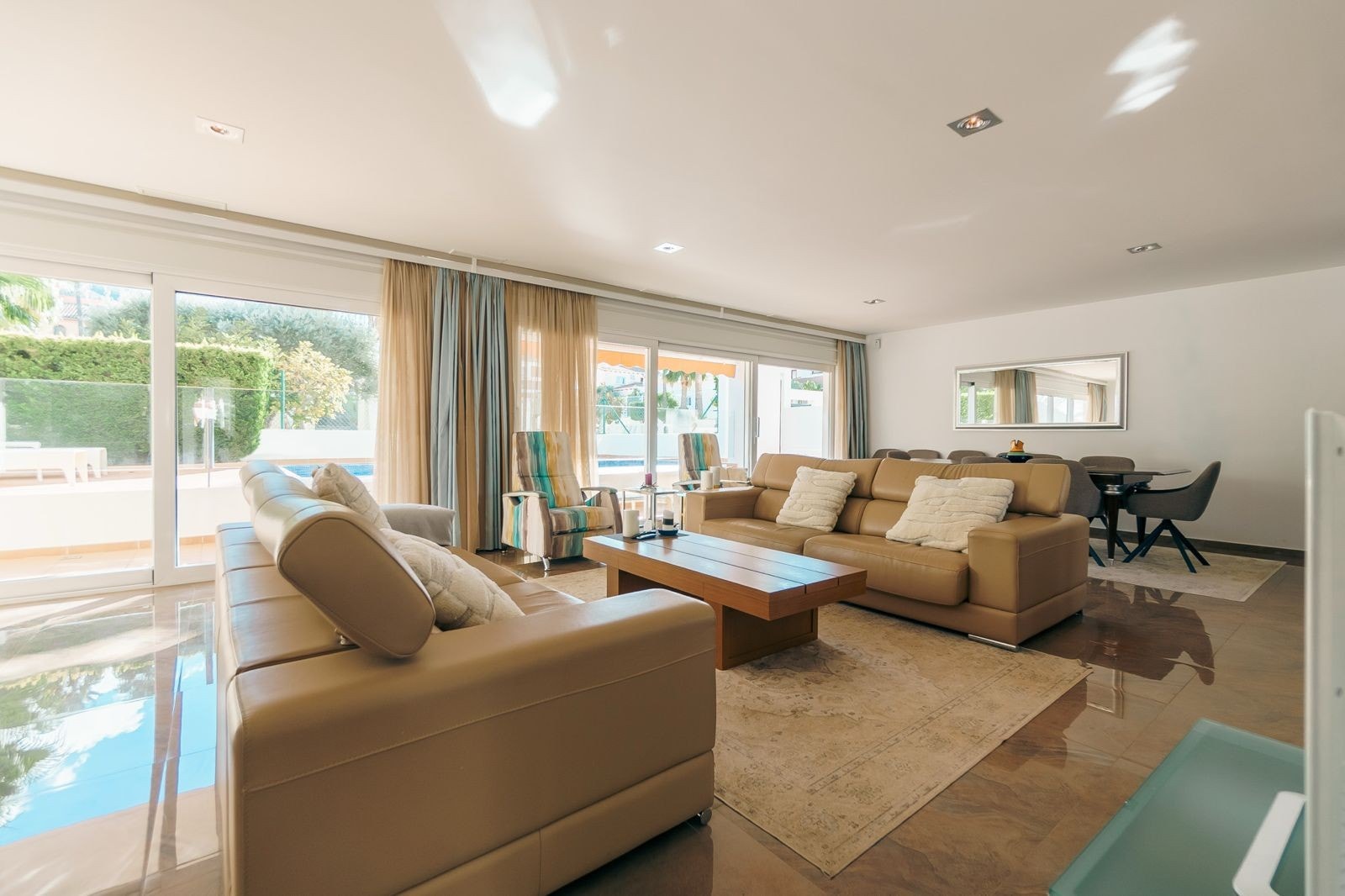 Gasspeis i stuen for hygge Galleribilde