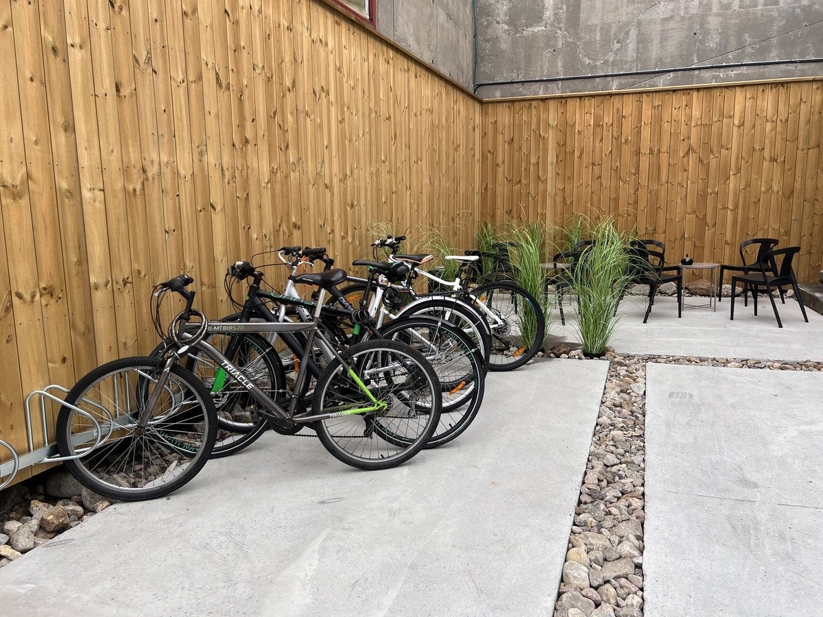 Sykkelparkering Galleribilde