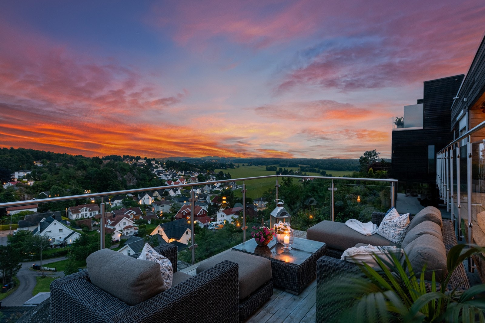 En upåklagelig kveldsstemning Galleribilde