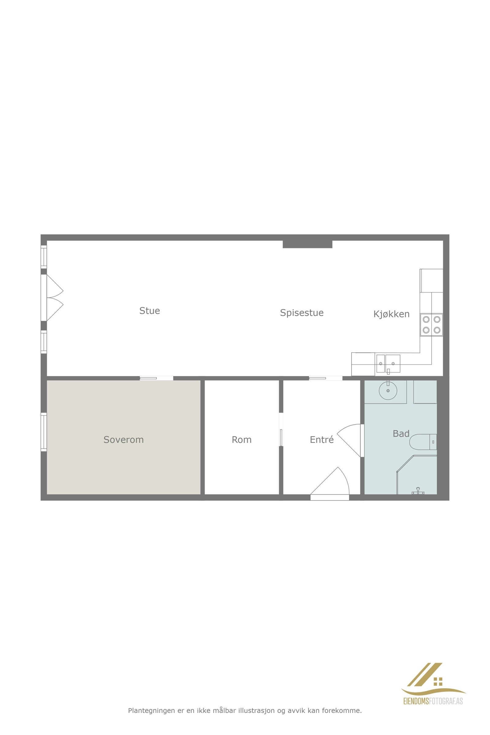 Plantegning Galleribilde