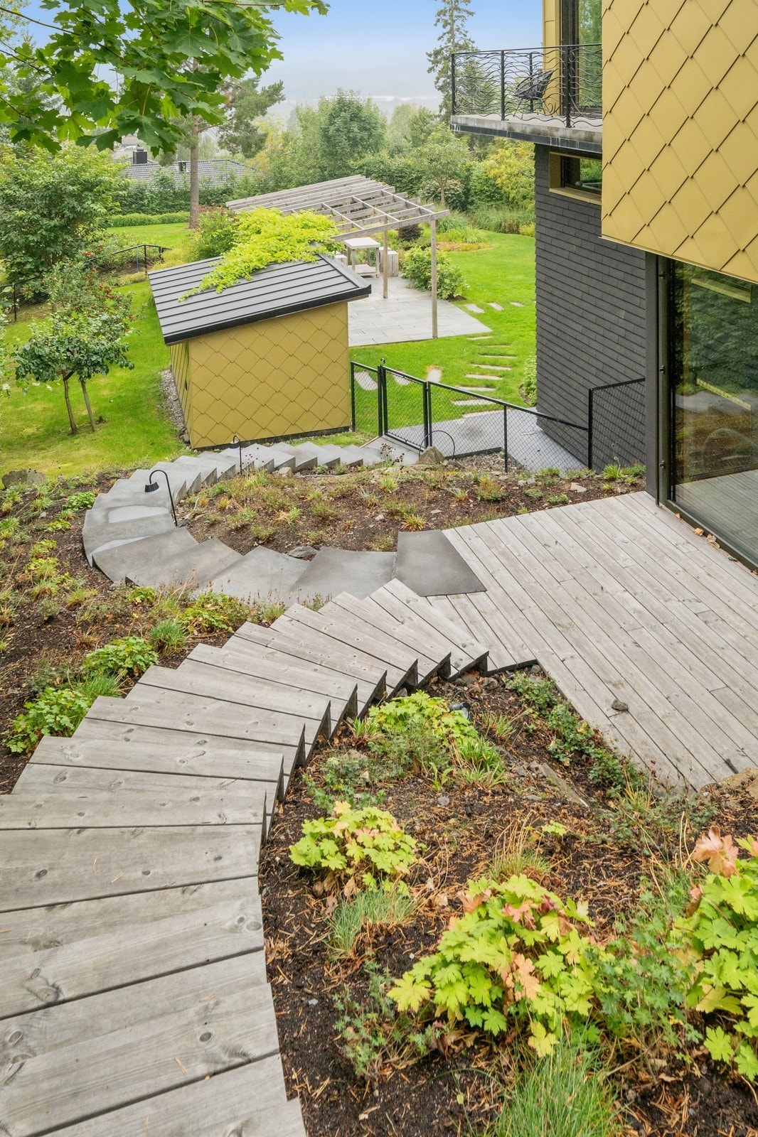 Trapper mot hagen Galleribilde