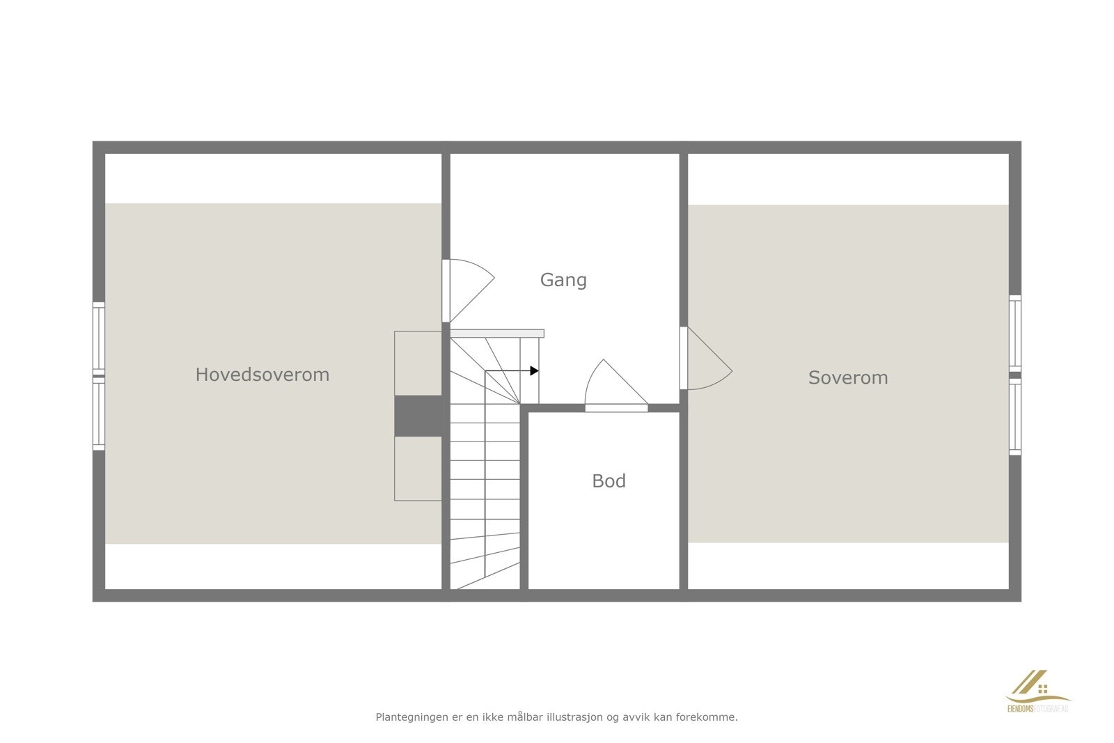 Plantegning 2.etasje. Galleribilde
