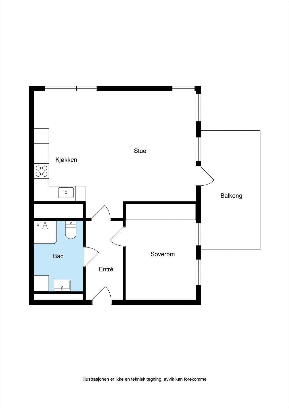 Presentasjon av leiligheten Galleribilde