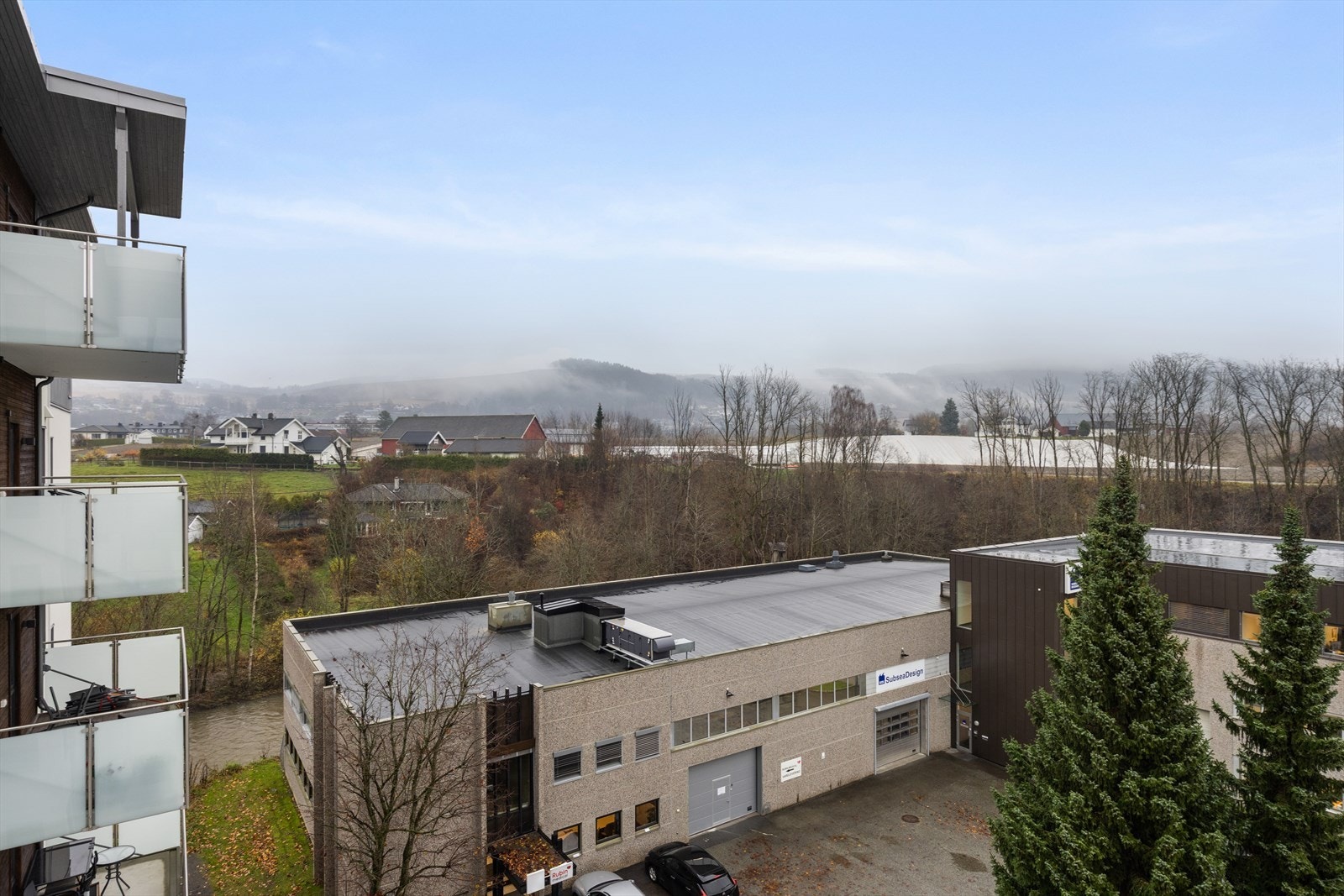 Usjenert utsikt Galleribilde