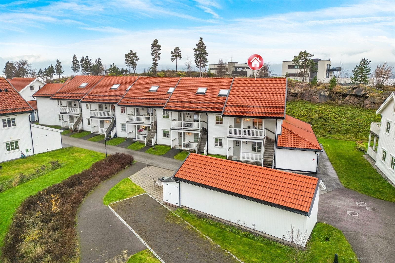 Hagebyen er et populært og familievennlig nabolag. Galleribilde