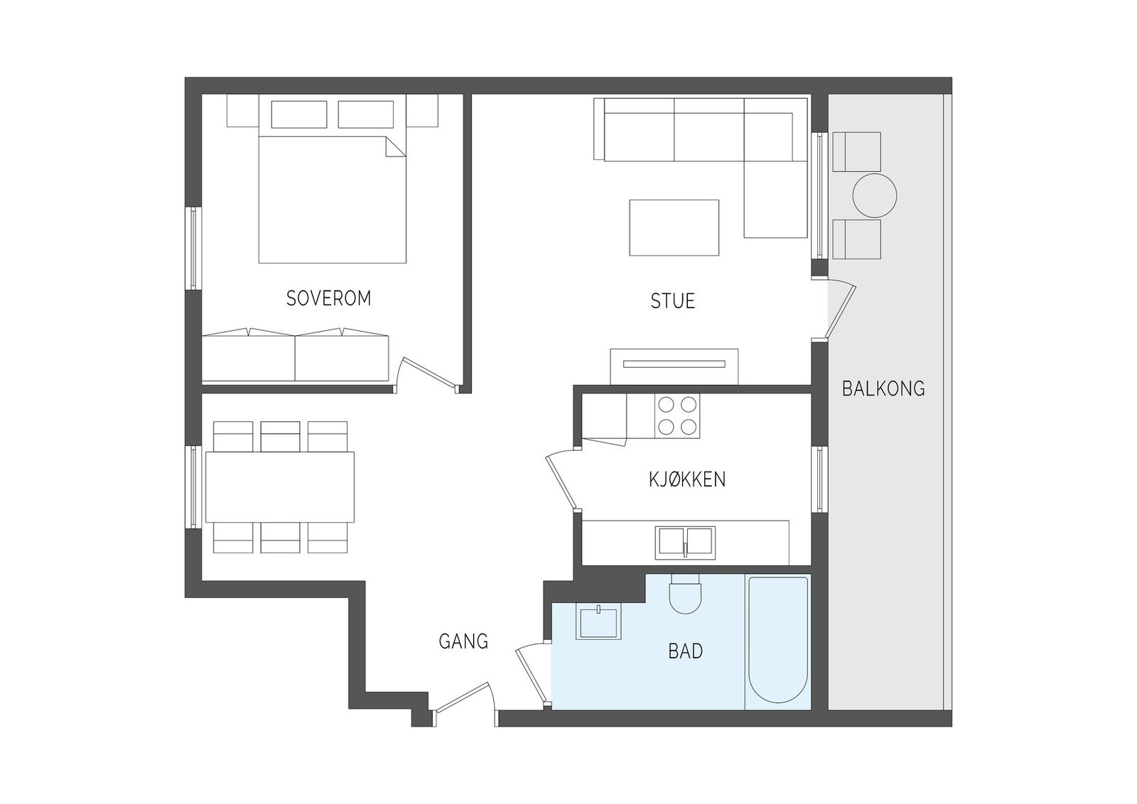 Plantegning Galleribilde