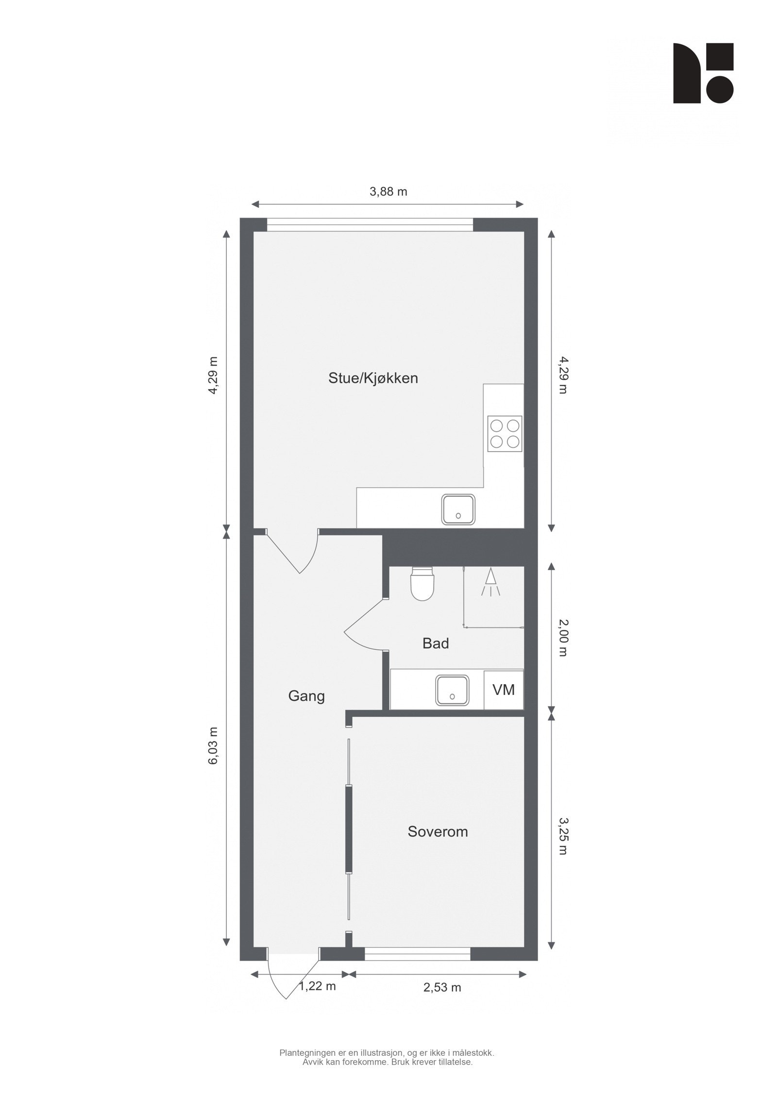 Plantegning. Galleribilde