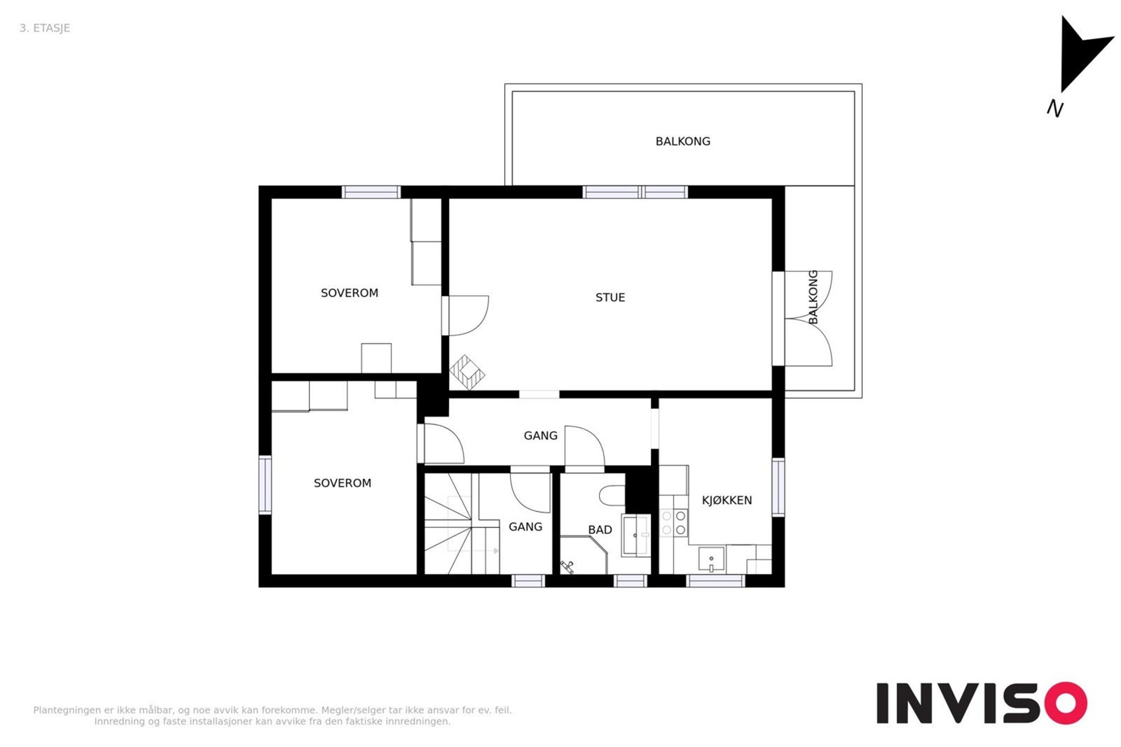 Plantegning 2. etasje. Galleribilde