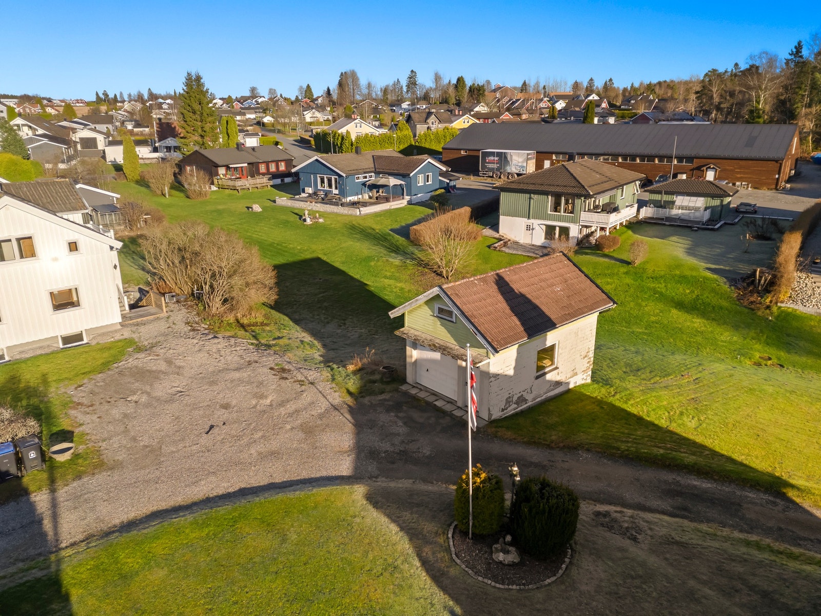 Dronebilde. Galleribilde