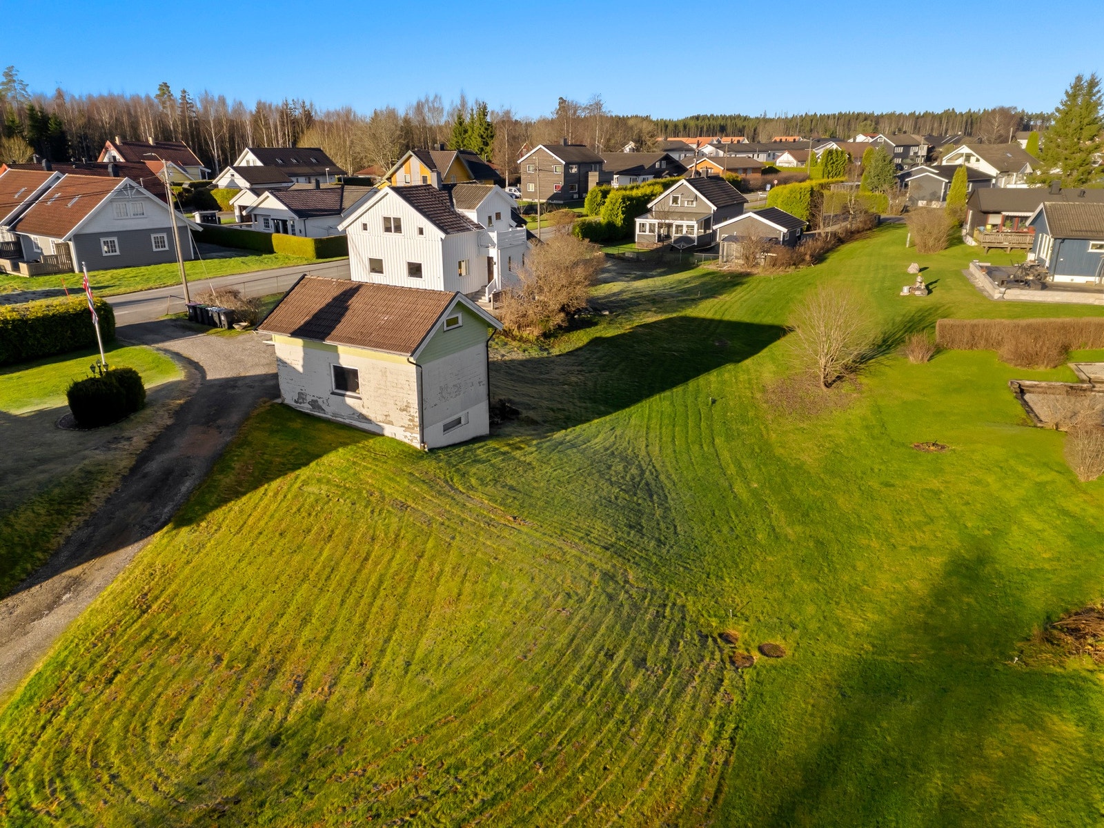Dronebilde. Galleribilde
