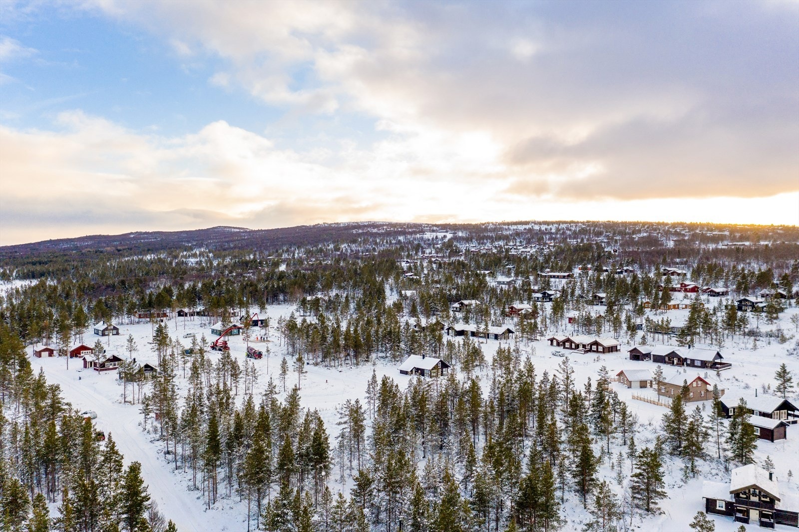 Feltet består av totalt 52 tomter med priser fra 890 000,- til 1 250 000,- Galleribilde