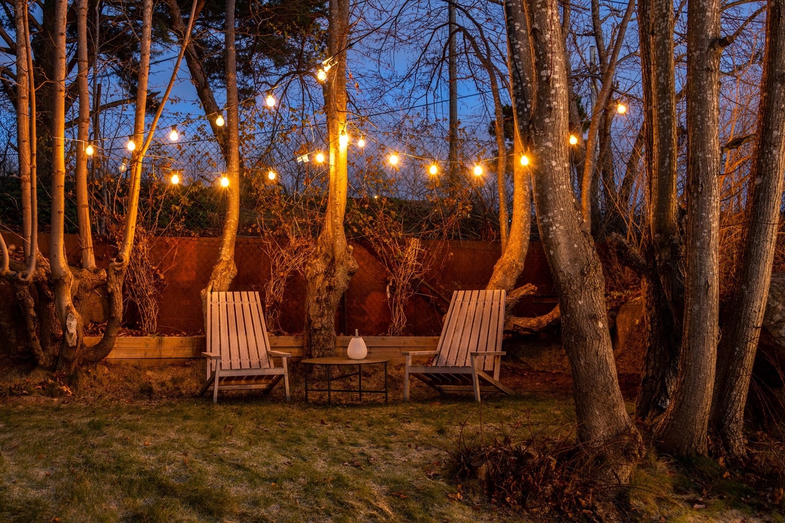 Koselig uteplass Galleribilde