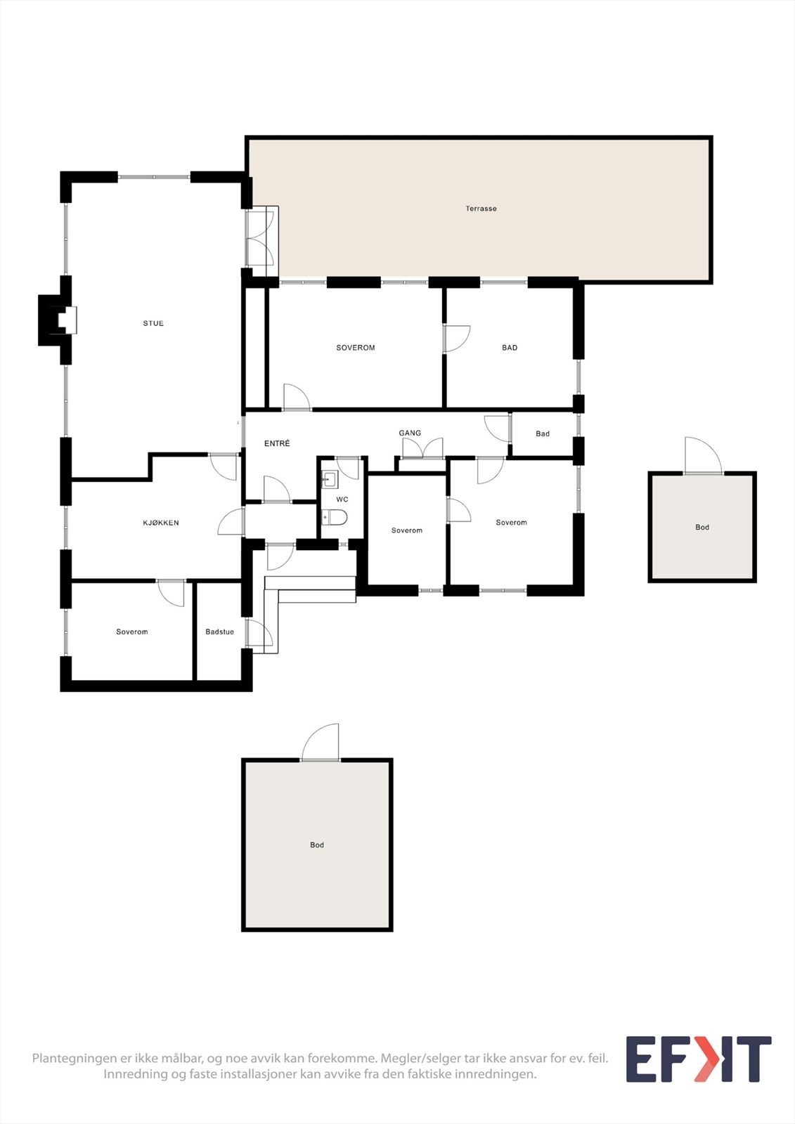 Plantegning Galleribilde