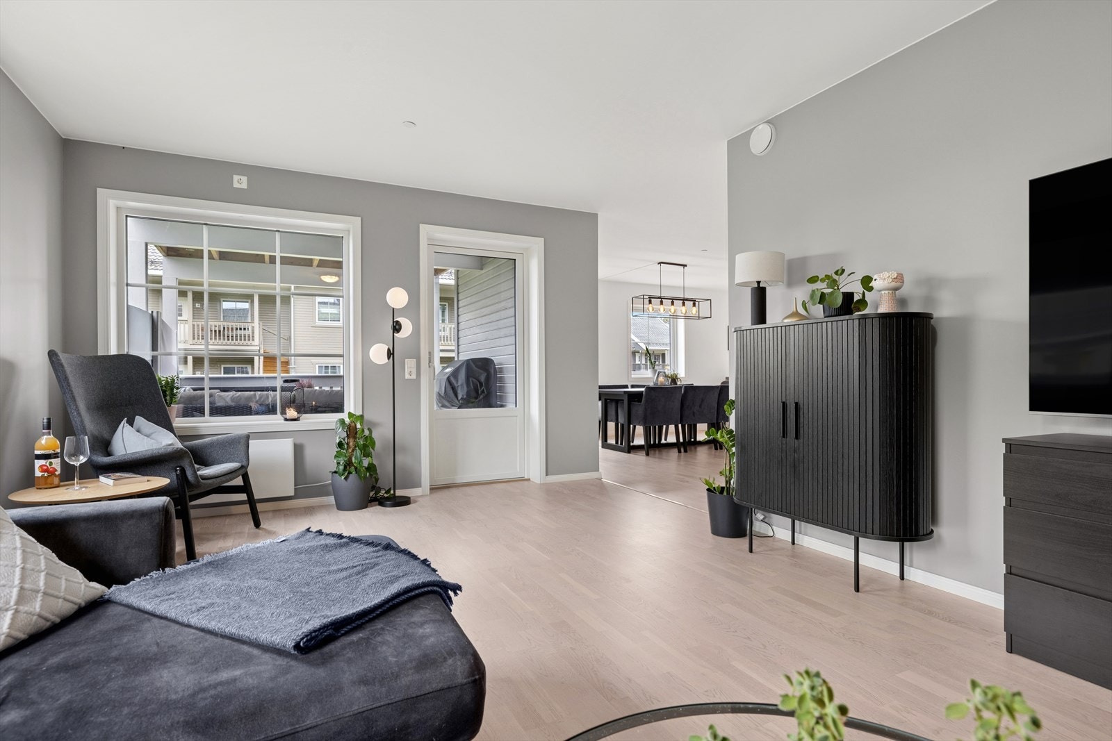 Pen og moderne farge på veggene Galleribilde