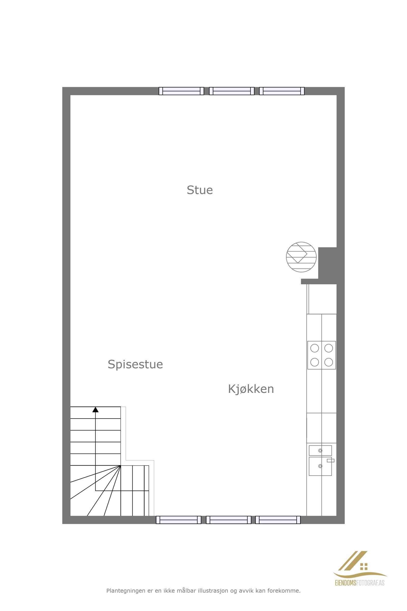 Plantegning Galleribilde