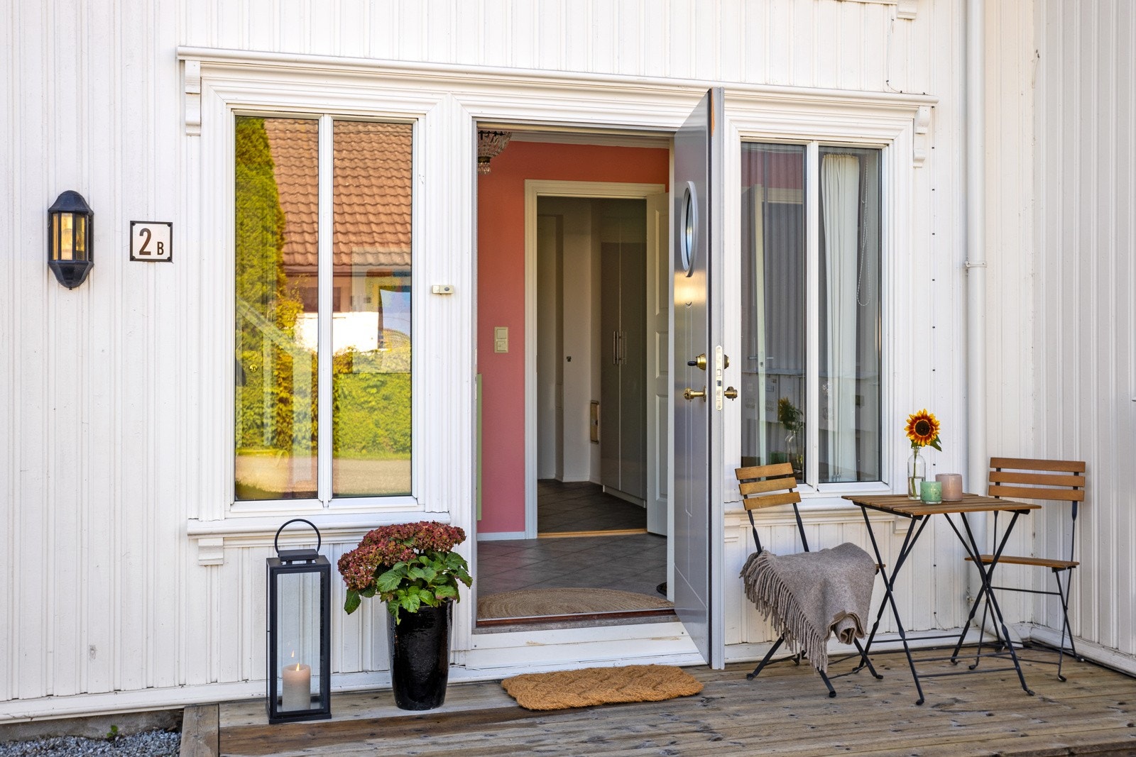 Koselig inngangsparti Galleribilde