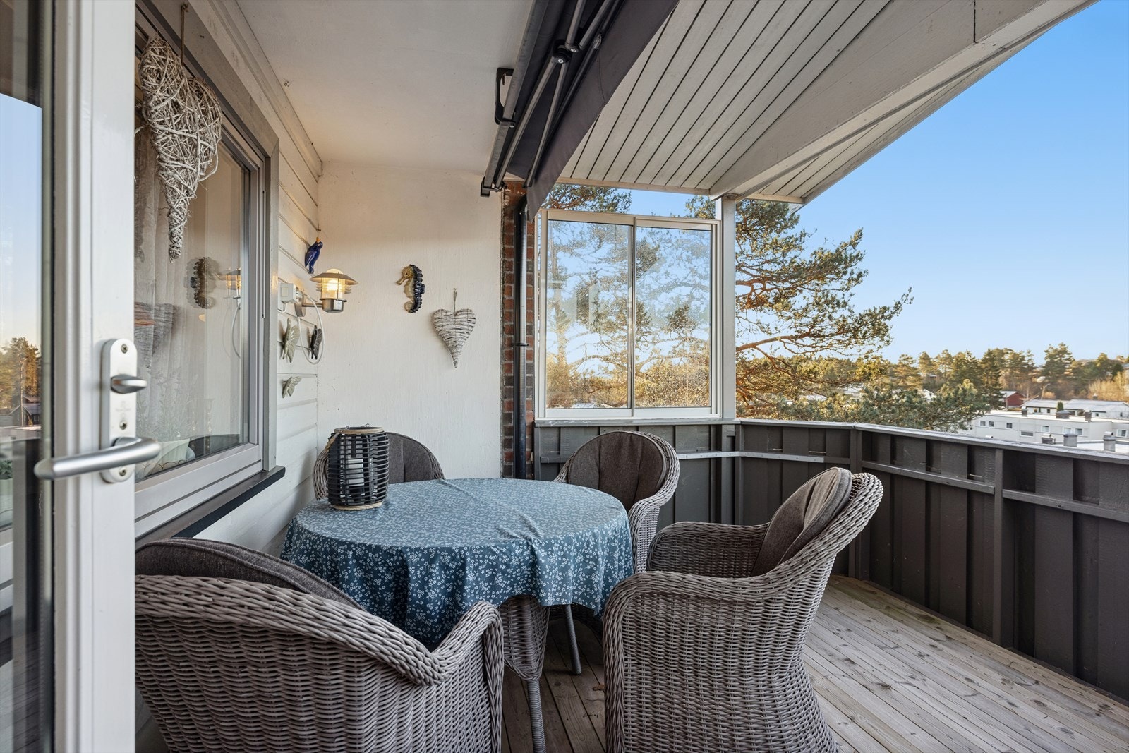 Verandaen er på 10 kvm. Galleribilde